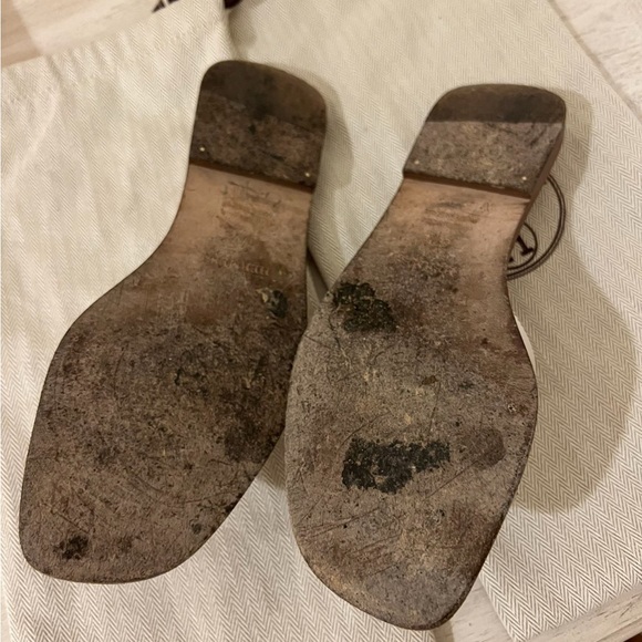 COPY - Hermes white sandals size 7.5 good condition - Picture 3 of 4